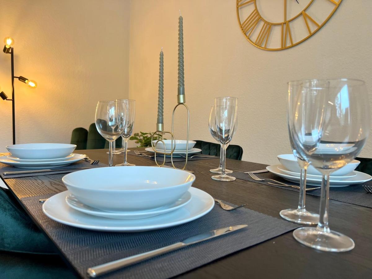 אסן Design Apartment Mit Balkon - Kueche - Netflix מראה חיצוני תמונה